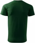 Férfi egyszerű póló, üveg zöld