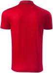 Férfi elegáns merszeres póló gallérral, formula red