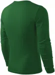 Férfi hosszú ujjú póló, üveg zöld