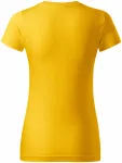 Női egyszerű póló, sárga