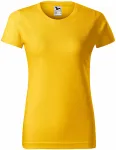 Női egyszerű póló, sárga
