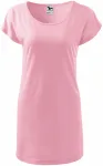 Női hosszú póló / ruha, rózsaszín