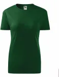 Női klasszikus póló, üveg zöld