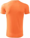 Sport póló gyerekeknek, neon mandarin