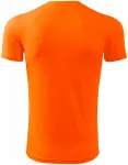 Sport póló gyerekeknek, neon narancs