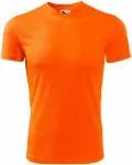 Sport póló gyerekeknek, neon narancs
